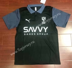 2023-2024 Al Hilal SFC Black Thailand Polo Shirt-2282