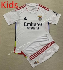 2023-2024 Benfica 2nd Away White Kids/Youth Soccer Uniform-AY