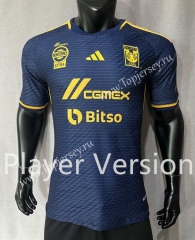 Player Version 2023-2024 Tigres UANL Away Blue Thailand Soccer Jersey AAA-4691