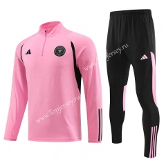 2023-2024 Inter Miami CF Pink Thailand Soccer Tracksuit-411
