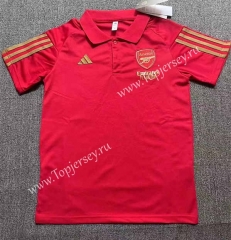 2023-2024 Arsenal Red Thailand Polo Uniform-709