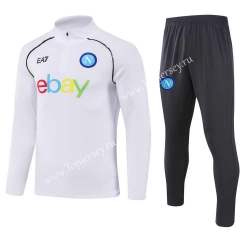 (S-3XL) 2023-2024 Napoli White Thailand Soccer Tracksuit -GDP