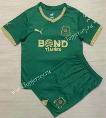 2023-2024 Plymouth Argyle F.C. Home Green Soccer Uniform-AY