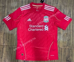 Retro Version 10-11 Liverpool Home Red Thailand Soccer Jersey AAA-SL