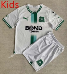 2023-2024 Plymouth Argyle F.C. Away White Kid/Youth Soccer Uniform-AY