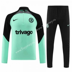 2023-2024 Chelsea Green Thailand Soccer Tracksuit-4627
