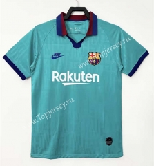 Retro Version 19-20 Barcelona Blue Thailand Soccer Jersey AAA-811