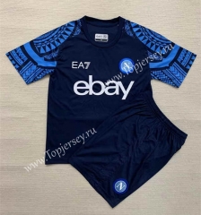 2023-2024 Napoli Blue&Black Soccer Uniform-AY