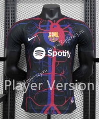 Player Version 2023-2024 Joint Version Barcelona Black&Blue Thailand Soccer Jersey AAA-888