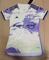 2023-2024 Special Version Tigres UANL White&Purple Women Thailand Soccer Jersey AAA-712