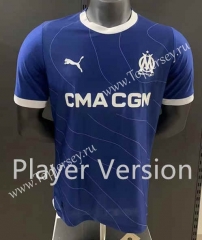 Player Version 2023-2024 Olympique de Marseille Away Blue Thailand Sccer Jersey AAA-518
