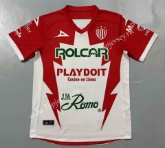 (S-4XL) 2023-2024 Necaxa Home Red&White Thailand Soccer jersey AAA-908
