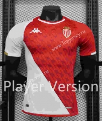 Player Version 2023-2024 Monaco Red Thailand Soccer Jersey AAA-888