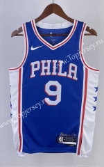 2023 Philadelphia 76ers Away Blue #9 NBA Jersey-311