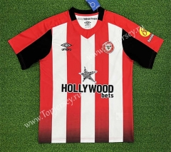 (s-4xl) 2023-2024 Brentford Home Red&White Thailand Soccer Jersey AAA-403