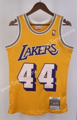 Retro Version 71-72 Los Angeles Lakers Orange #44 NBA Jersey-311