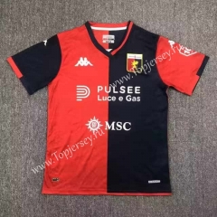 With Sponsor Logo 2023-2024 Genoa CFC Home Red&Blue Thailand Soccer Jersey AAA-417