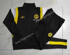 2023-2024 Borussia Dortmund Black Thailand Soccer Jacket Uniform-815