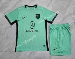 2023-2024 Atletico Madrid Light Green Soccer Uniform-709