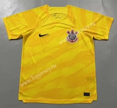 （S-4XL)）2023-2024 Corinthians Goalkeeper Yellow Thailand Soccer Jersey AAA-908