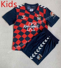 2023-2024 Coventry City Away Red&Blue Kids/Youth Soccer Uniform-AY