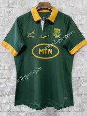 2023 South Africa Home Green Thailand Rugby Jersey