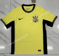 2023-2024 Corinthians 2nd Away Yellow Thailand Soccer Jersey AAA-506