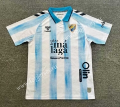 2023-2024 Málaga CF Home Blue&White Thailand Soccer Jersey AAA-512