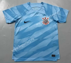 （S-4XL)）2023-2024 Corinthians Goalkeeper Blue Thailand Soccer Jersey AAA-908