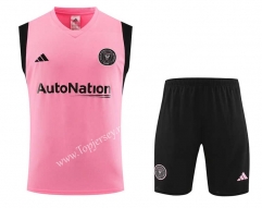2023-2024 Inter Miami CF Pink Thailand Soccer Vest Uniform-4627