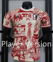 Player Version 2023-2024 Japan Red&White Thailand Soccer Jersey AAA-888