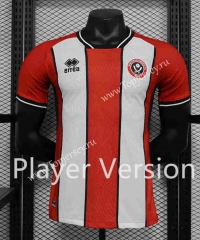 Player Version 2023-2024 Sheffield Home Red&White Thailand Soccer Jersey AAA-888
