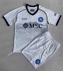 2023-2024 Napoli Away White Soccer Uniform-AY
