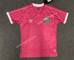 (S-4XL) 2023-2024 Special Version Santos FC Pink Thailand Soccer Jersey AAA-GB