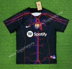 (S-4XL) 2023-2024 Special Version Barcelona Black Thailand Soccer Jersey AAA-403