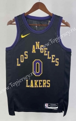 2024 City Edition Los Angeles Lakers Black #0 NBA Jersey-311