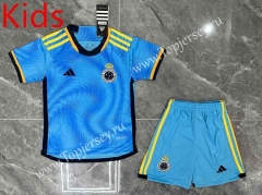 2023-2024 Cruzeiro EC 2nd Away Blue Kids/Youth Soccer Uniform-GB