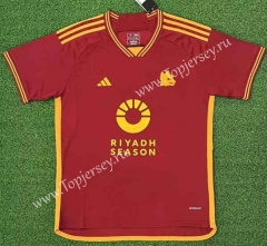 (S-4XL) 2023-2024 Roma Home Red Thailand Soccer Jersey AAA-403