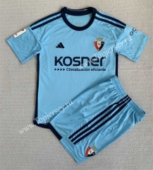 2023-2024 CA Osasuna Away Light Blue Soccer Uniform-AY