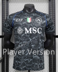 Player Version 2023-2024 Halloween Version Napoli Black Thailand Soccer Jersey AAA-888
