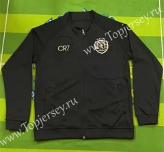 2023-2024 Sporting Clube de Portugal Black Thailand Soccer Jacket-HR