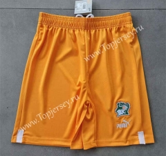 2023-2024 Cote d'Ivoire Home Orange Thailand Soccer Shorts