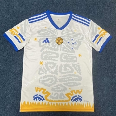 (S-4XL) 2023-2024 Special Version Cruzeiro EC White Thailand Soccer Jersey AAA-8430