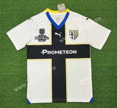2023-2024 Parma Calcio Home White&Black Thailand Soccer Jersey AAA-403