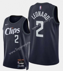 2024 City Edition Los Angeles Clippers Black #2 NBA Jersey-311