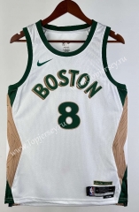 2024 City Edition Boston Celtics White #8 NBA Jersey-311