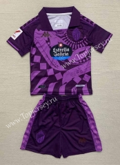 2023-2024 Real Valladolid Away Purple Soccer Uniform-AY