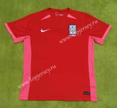 2023-2024 Korea Republic Home Red Thailand Soccer Jersey AAA-9755