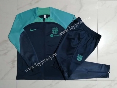 2023-2024 Barcelona Royal Blue Thailand Soccer Jacket Uniform-815