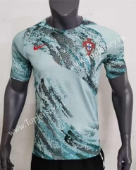 2023-2024 Portugal Green Thailand Soccer Training Jersey AAA-416
